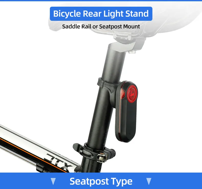 Description Picture 2 of itemBicycle Seat Post Rear Light Bracket for Garmin Varia Radar Rearview RTL510 515 500 Magene L508 Bryton R300L Lamp Stand