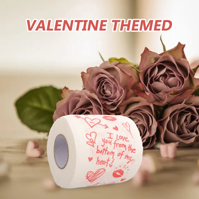 Printed Tissue Commercial Paper Towels Detergent Bath Tissues Toilet Kitchen Napkin Valentine Decor 5