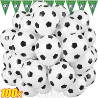12inch Football Balloons Latex Inflatable Soccer Balloon Kids Toys Birthday Decoration Sport Theme Football Fans Party Supplies 1