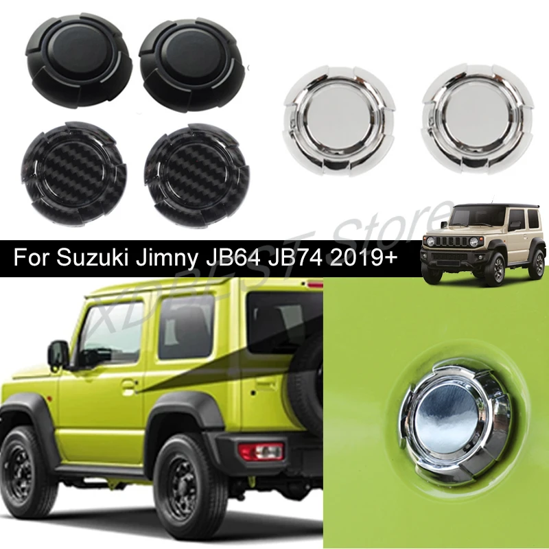 

2pcs Magnetic Car Side Door Key Hole Decoration Cover Trim ABS Door Key Lock Caps For Suzuki Jimny JB74 JB64 2019 2020 2021 2023