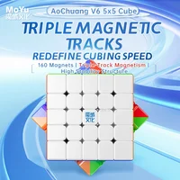 [ECube] MoYu AoChuang V6 5x5x5 Core-Magnetic Multi-Track Magic 2024 NEW WRM Puzzle Cube 5x5 Magico WR M Cube 5x5x5 Speed Cube 1
