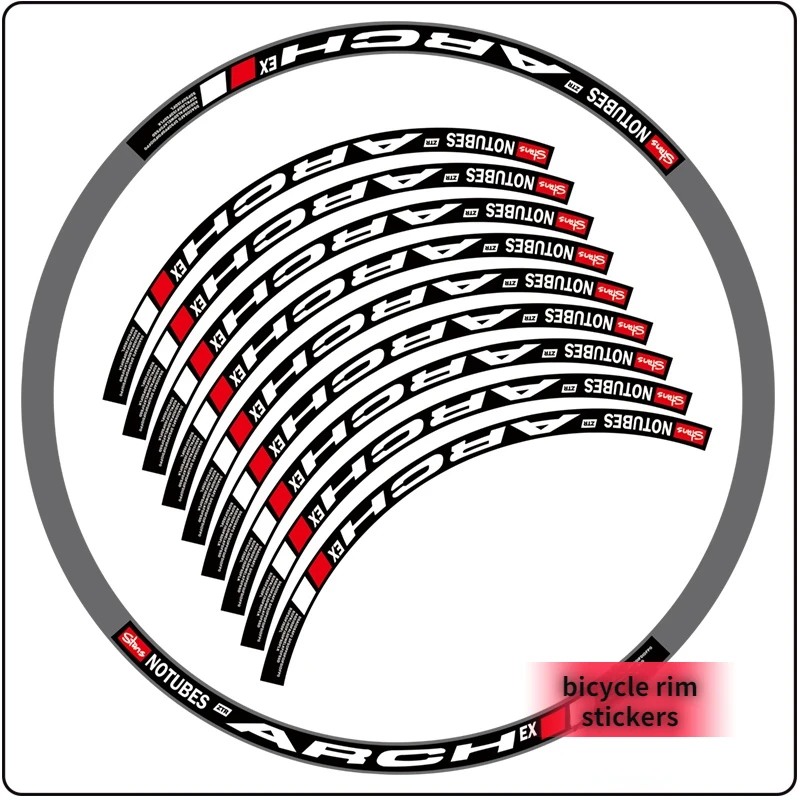Autocollants Pour Roues De Vélo 26 à 29 Pouces - Stickers Déco VTT, Neufs, Fabriqués En Italie