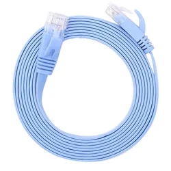 High - Speed Cat 6e Ethernet Cable with Network Patch Cords and RJ45 Connector - 25m (Blue)