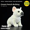 Cream French Bulldog Plush Toy High Fidelity Dogs Plushie Pit Bull Peluche Lifelike Stuffed Animals Simulation Doll Toy Kids 1