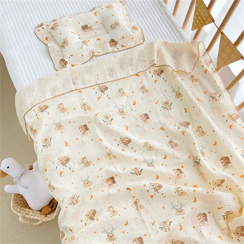 Cotton Muslin Swaddle Blanket for Baby Boys or Girls Swaddle Blanket Lightweight 3