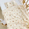 Cotton Muslin Swaddle Blanket for Baby Boys or Girls Swaddle Blanket Lightweight 3