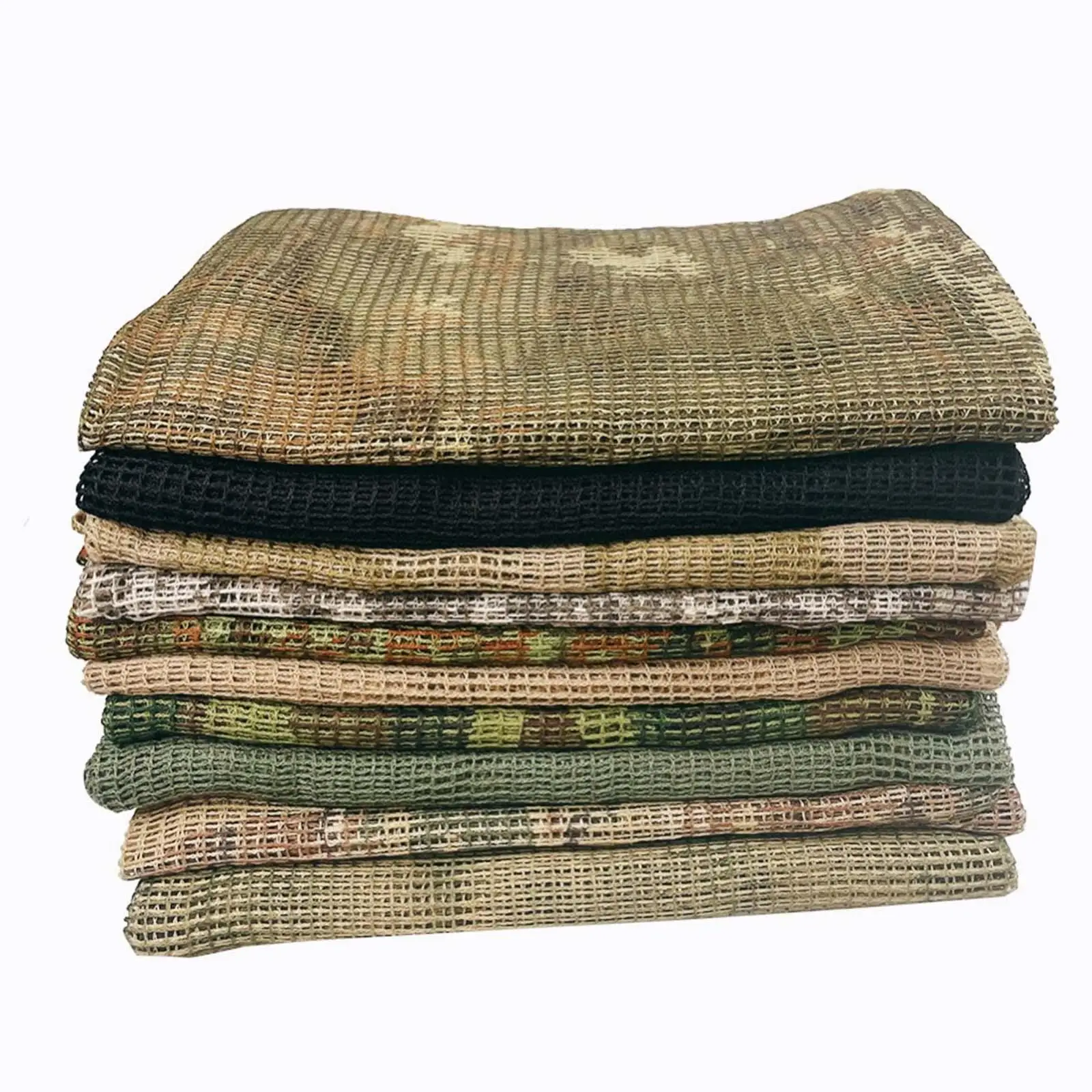 

Netting Mesh Scarf Neckerchief Women Men Multipurpose Outdoor Activities Woodland Mask Face Veil Wild Photography Outdoor Scarf