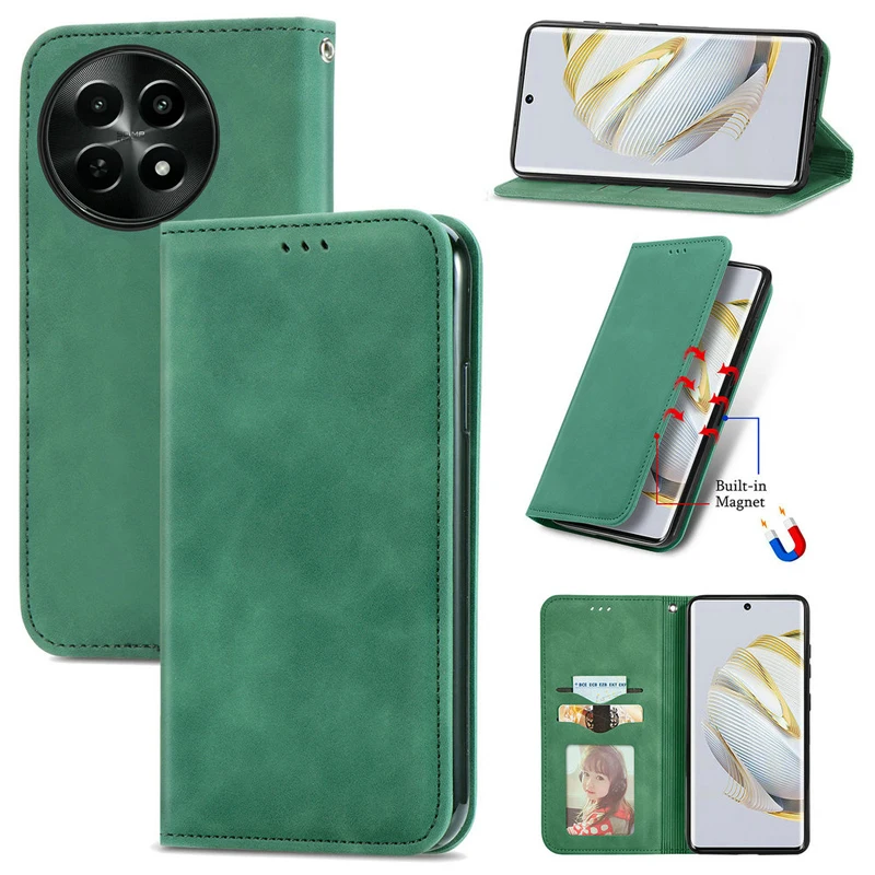 Elegant Luxury Wallet Case with Magnetic Closure