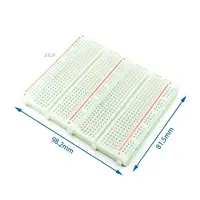 SYB 120 400 500 830 840 1660 MB102 GL-12 Points Solderless PCB Breadboard Mini Universal Test Protoboard DIY Bread Board - Image 5