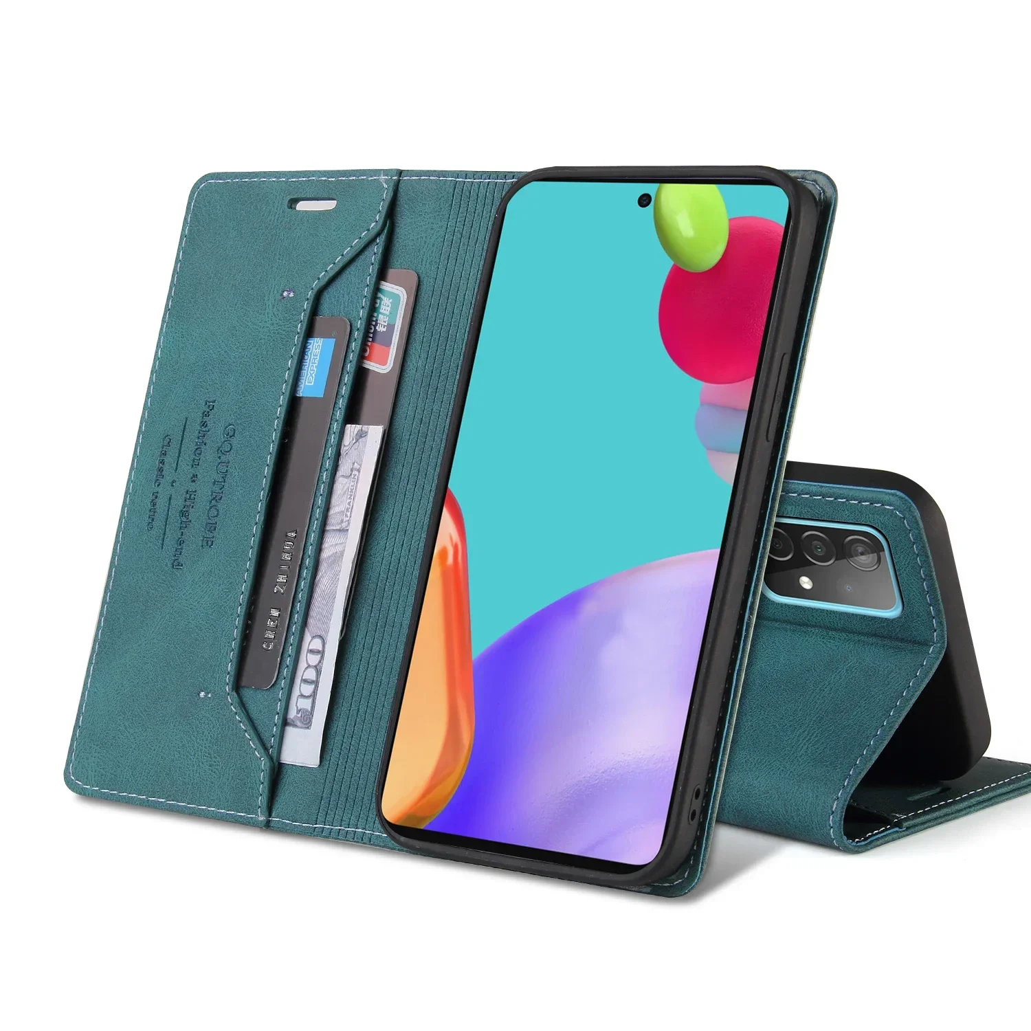 Leather Wallet Phone Case - Elegant Protective Cover