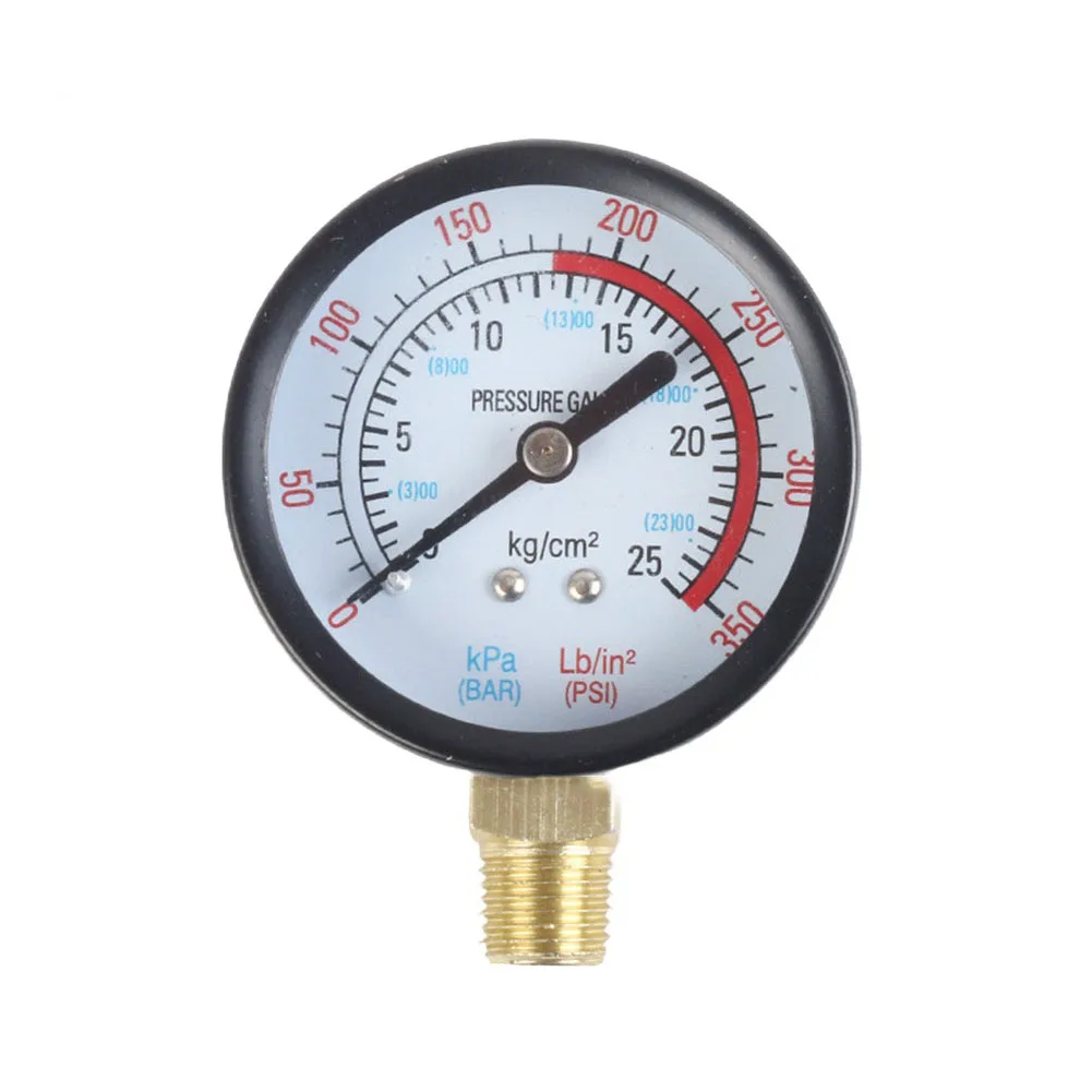Pressure Gauge Pressure Gauge Y60 0-1.6Mpa 0-230PSI Pool Filter Water Pressure Gauge Meter For Air Compressor Air Pump Parts