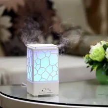 

High-quality 200ml Water Cube Aroma Diffuser For Home Essential Oil Diffuser Ultrasonic Humidifier Timing Mist Maker Mini