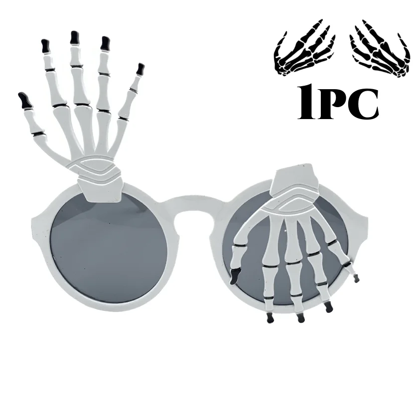 Spooky Halloween Novelty Glasses – Unique Design Party Props & Photo Accessories