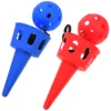 2 Sets of Scoop Ball Toys Throw Chuck Ball Toy Outdoor Activities Ball for Kids (Red and Blue) catch game 1