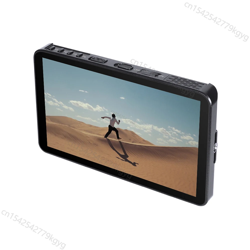 무선 카메라 컨트롤 4k 모니터, DSLR 스튜디오 모니터, 카메라 필드 오디오 화면, 비디오 사진 포트키, LH7P, 7 인치, 1000nit