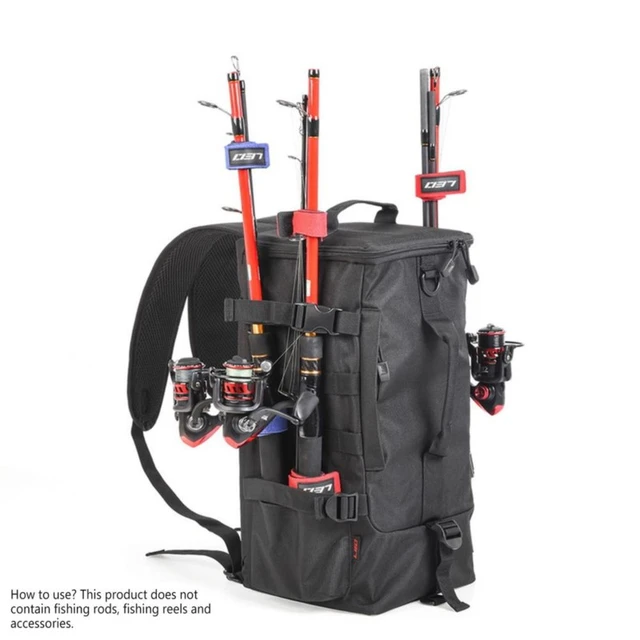 Outdoor Fishing Tackle Backpack 17.4l Large Capacity Multifunctional  Comfortable Ergonomic Design Fishing Bag Fish Accessories