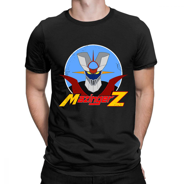 mazinger z t-shirts Men t shirt Harajuku fashion Printed Top Tshirt Unisex T-shirt Fashion Streetwear