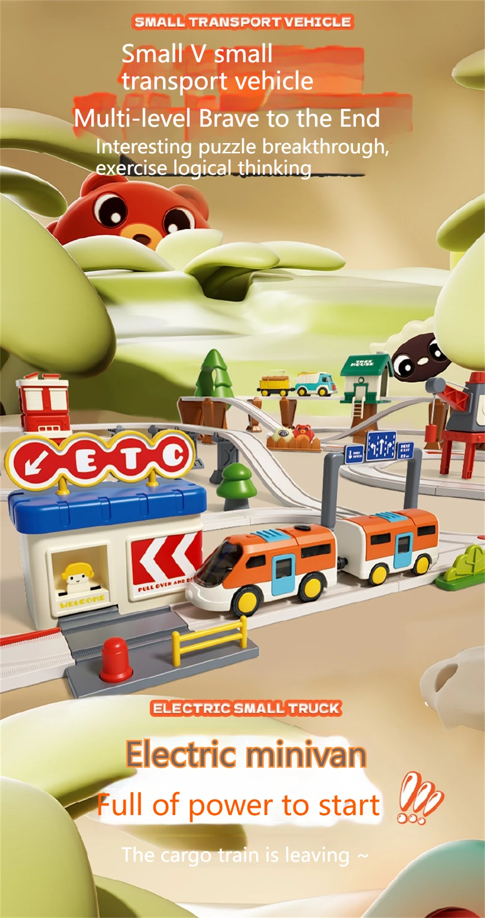 Ingenieur Elektrische Abenteuer Schiene Zug Pädagogisches Spielzeug Diy High-speed Zug Track Modell Auto Kinder Spielzeug für Jungen Kinder geschenke – Detail 3