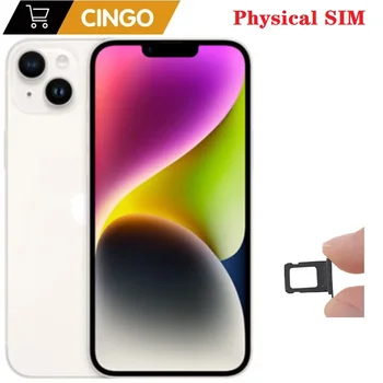 Apple 99% nuovo iPhone 14 6GB RAM 128GB /256GB GB ROM A15 5G 1 SIM + 1 eSIM 6.1 "OLED Face ID NFC Telefono sblocco originale