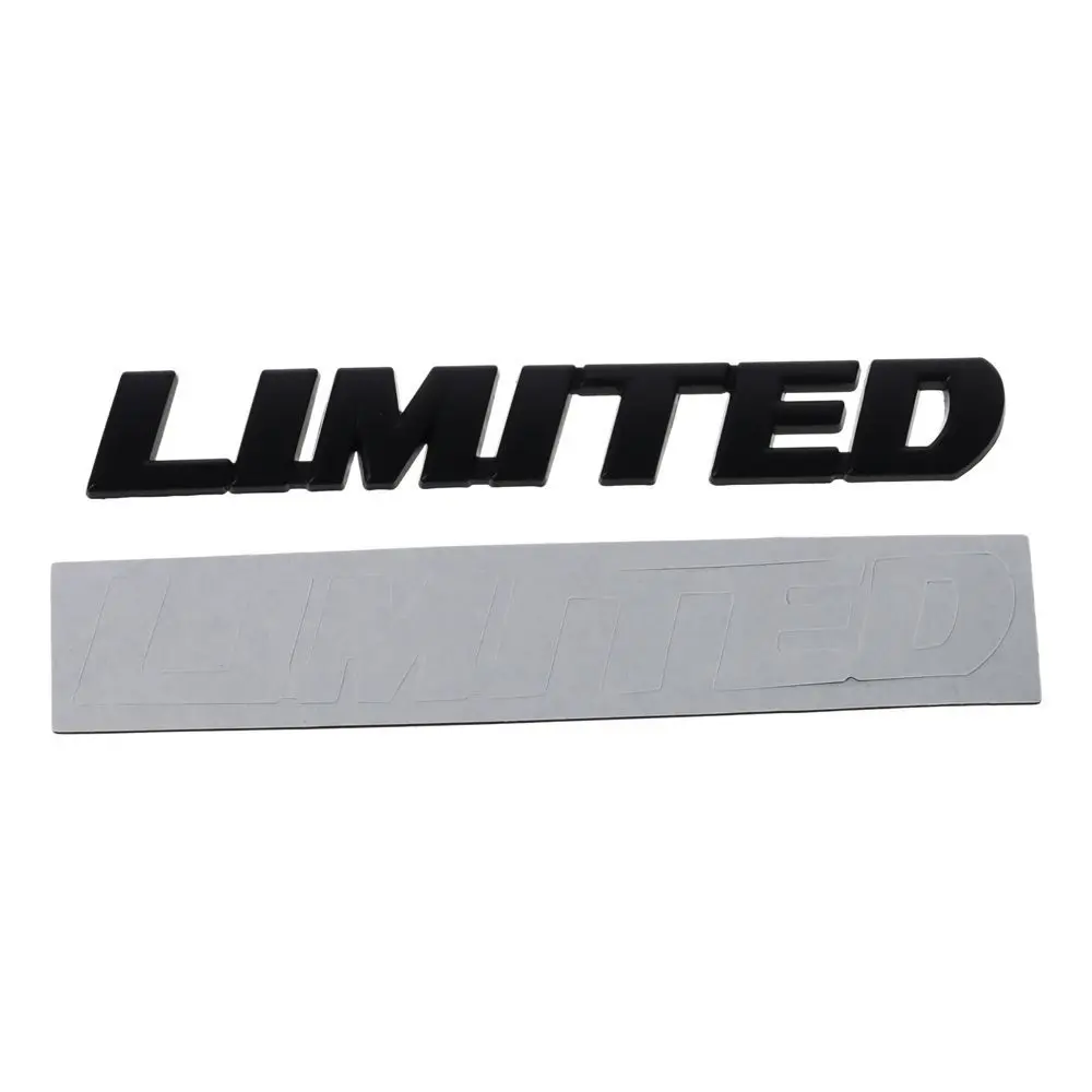 

Значок с черной металлической надписью эмблема Limited, металлический значок 5,55 дюйма x дюйма, значок с таблицей эмблема Limited