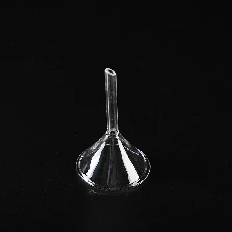 30/40/50/60/75/90/100/120mm Transparent Glass Triangle Funnel Lab Glassware Laboraotry Chemistry Educational Stationery