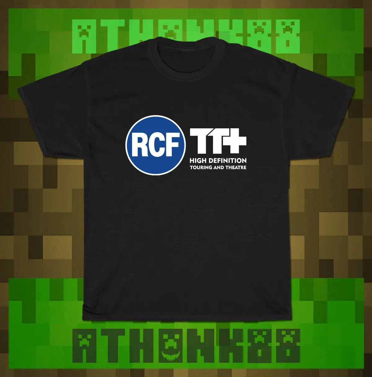 Nuova Maglietta Rcf Tt + Touring & Theatre Logo T-Shirt Unisex