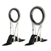 77HC Guide Ring Fishing Rod Pole Line Guides Top Rings Folding Stainless Steel Telesc 2