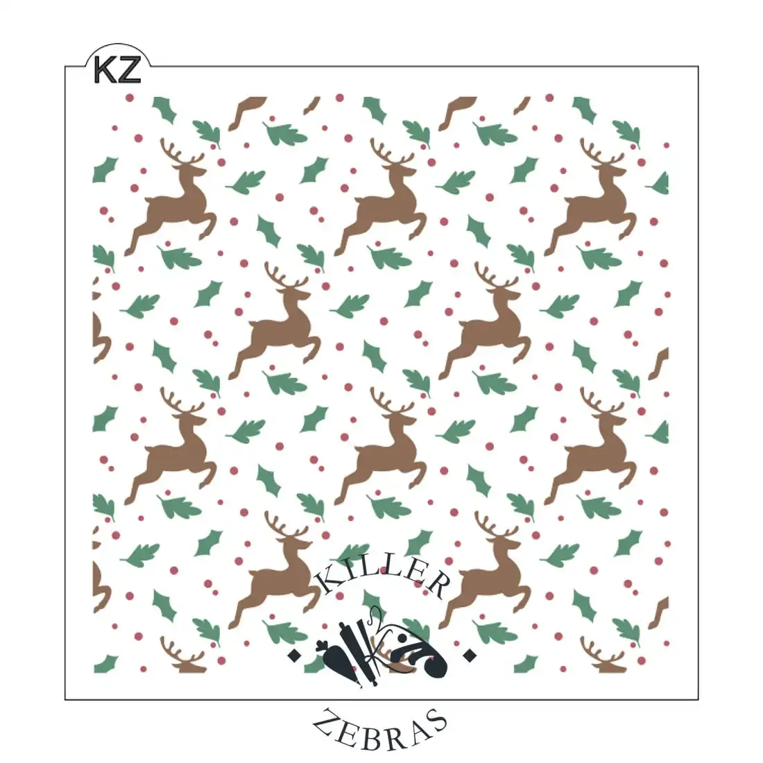 Christmas Reindeer Games Starlit Pines Magic Frosted Stencil Metal Cutting Dies Stamps Scrapbooking Photo Album Card DIY Emboss