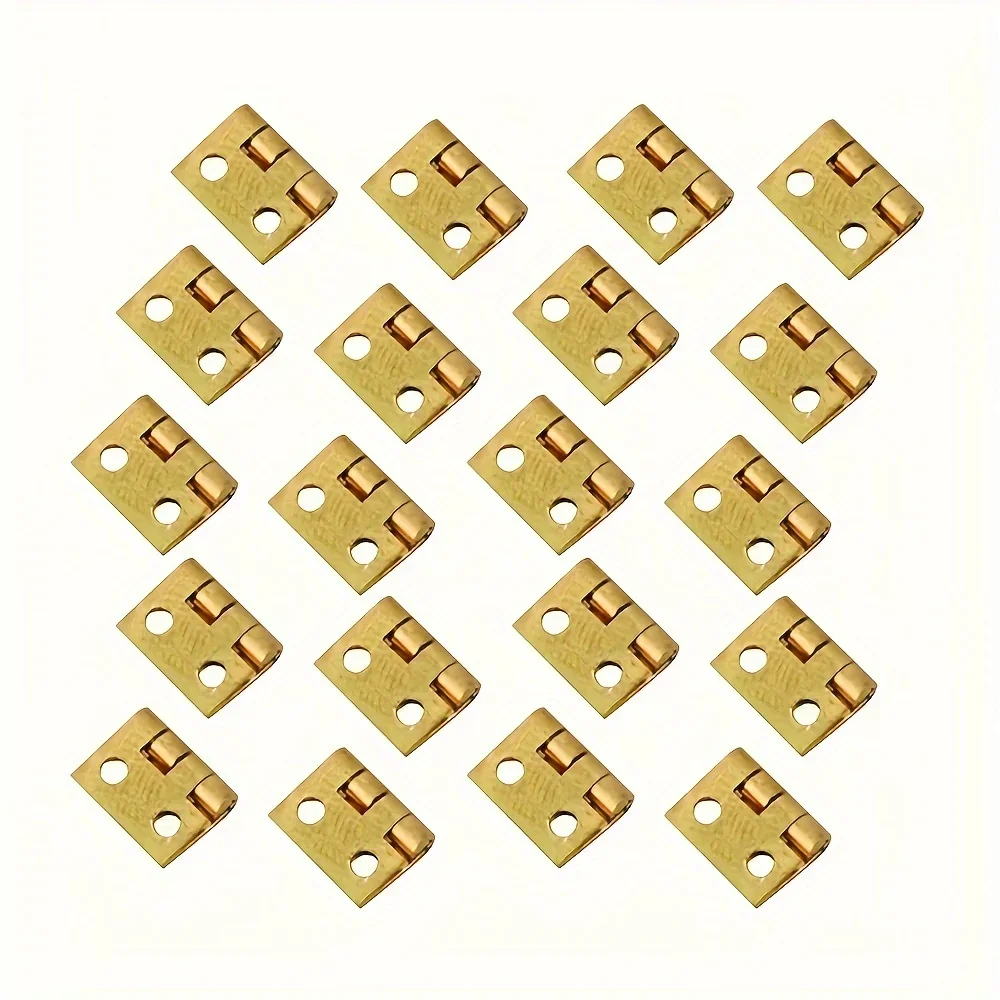 Mini Metal Hinge 25Pcs for 1/12 House Miniature Cabinet Furniture
