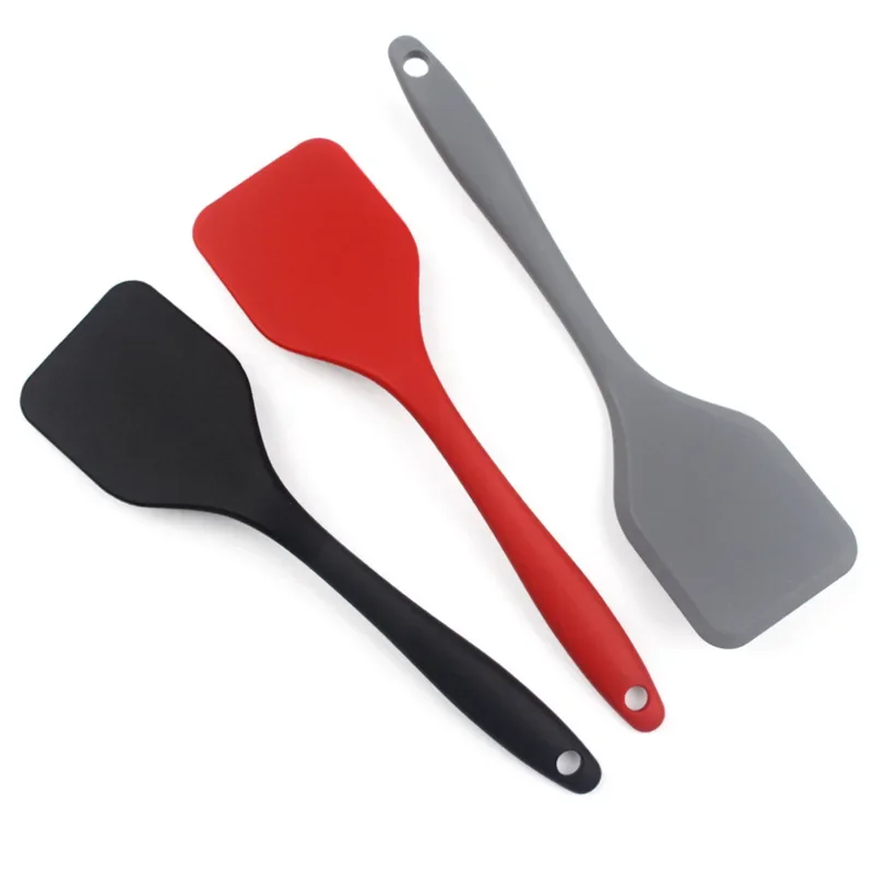 1PCS Silicone Spatula Shovel Frying Heat Resistant Cooking Spatula Non-stick Small Shovel Home Kitchen Cooking Utensils cooking spatula silicone spatula steak spatula