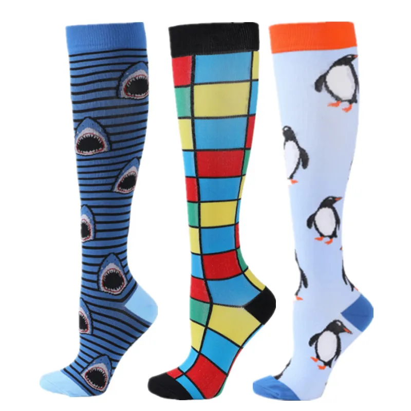 

Compression Socks Knee High for Anti Fatigue Pain Relief Pregnant Edema Men Women Running Sports Compression Stocking 1 Pair