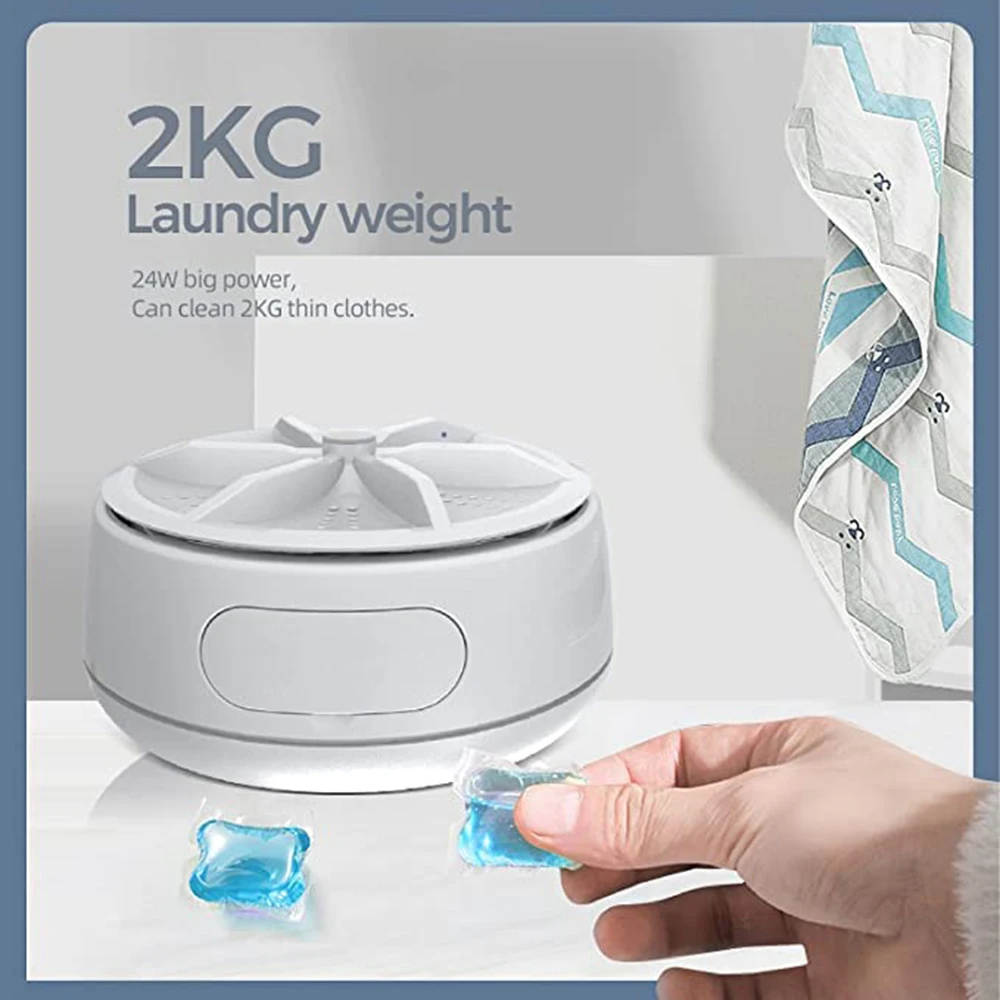 Mini Washing Machine High-Power Turbo Washer with 4-Speed Remote Control, Perfect for Home, Business, Travel, College, RV, and A газонокосилка stiga turbo power 53 s b 292166028 st1