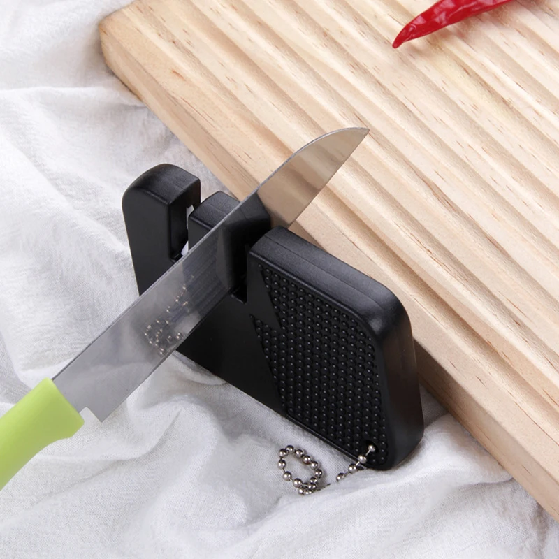 Точилка для ножей, портативный вольфрамовый стальной мини-инструмент для заточки, размер кредитной карты, уличный инструмент