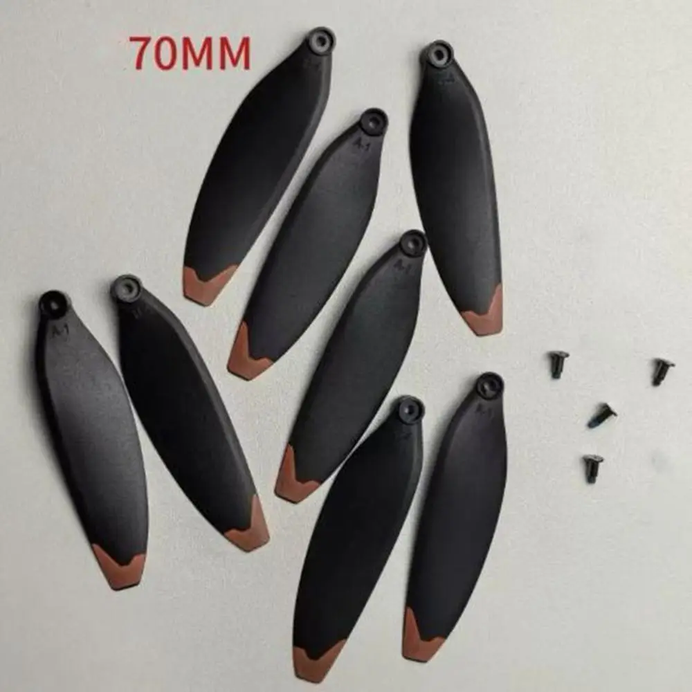 Universal Folding Propeller Blades 64mm/70mm Plastic Remote Control Parts Black Quadcopter Spare Blade