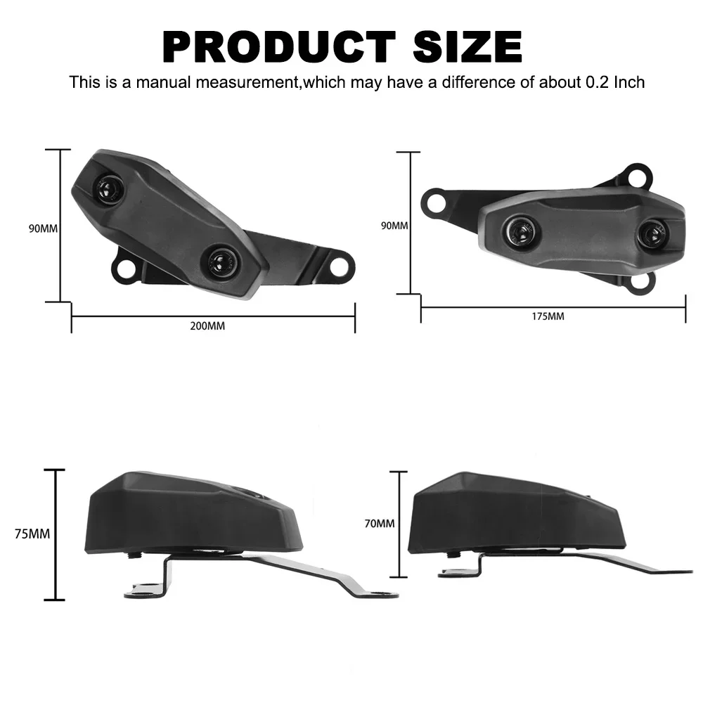 오토바이 엔진 사이드 슬라이더 크래시 패드 낙하 보호대, 가와사키 ZX6R 2013-2021 2022 2023 2024 2025 ZX-6R ABS KRT 에디션