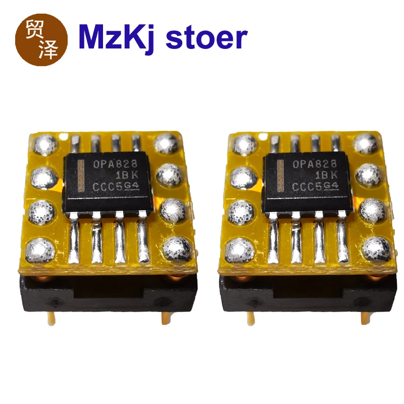 2PC OPA828 New imported original OPA828IDR OPA828ID SOP8 TO DIP8 High ...