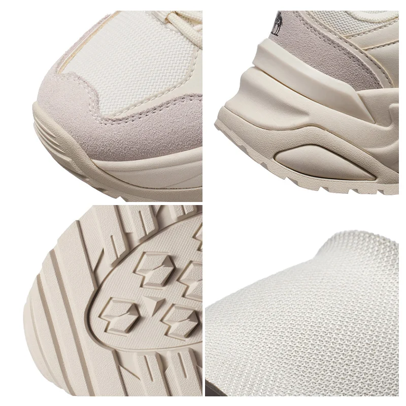 GOLDEN CAMEL Casual Shoes for Women Autumn Women's Sports Shoes Breathable Thick-soled Height-increasing Daddy