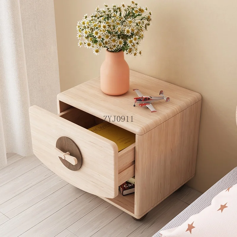 *Home Kids Furniture Cartoon Design Wooden Storage Open Drawer Children Locker Kid Cabinet