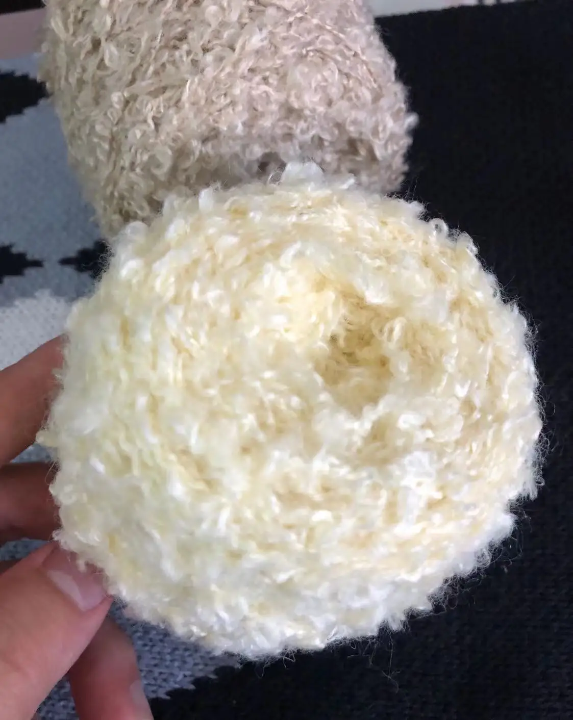 50g/공 뜨개질 양모 원사 스웨터 스카프 공예 크로 셰 뜨개질 스레드 루프 원사 다채로운 DIY 푹신한 Chunky Lanas