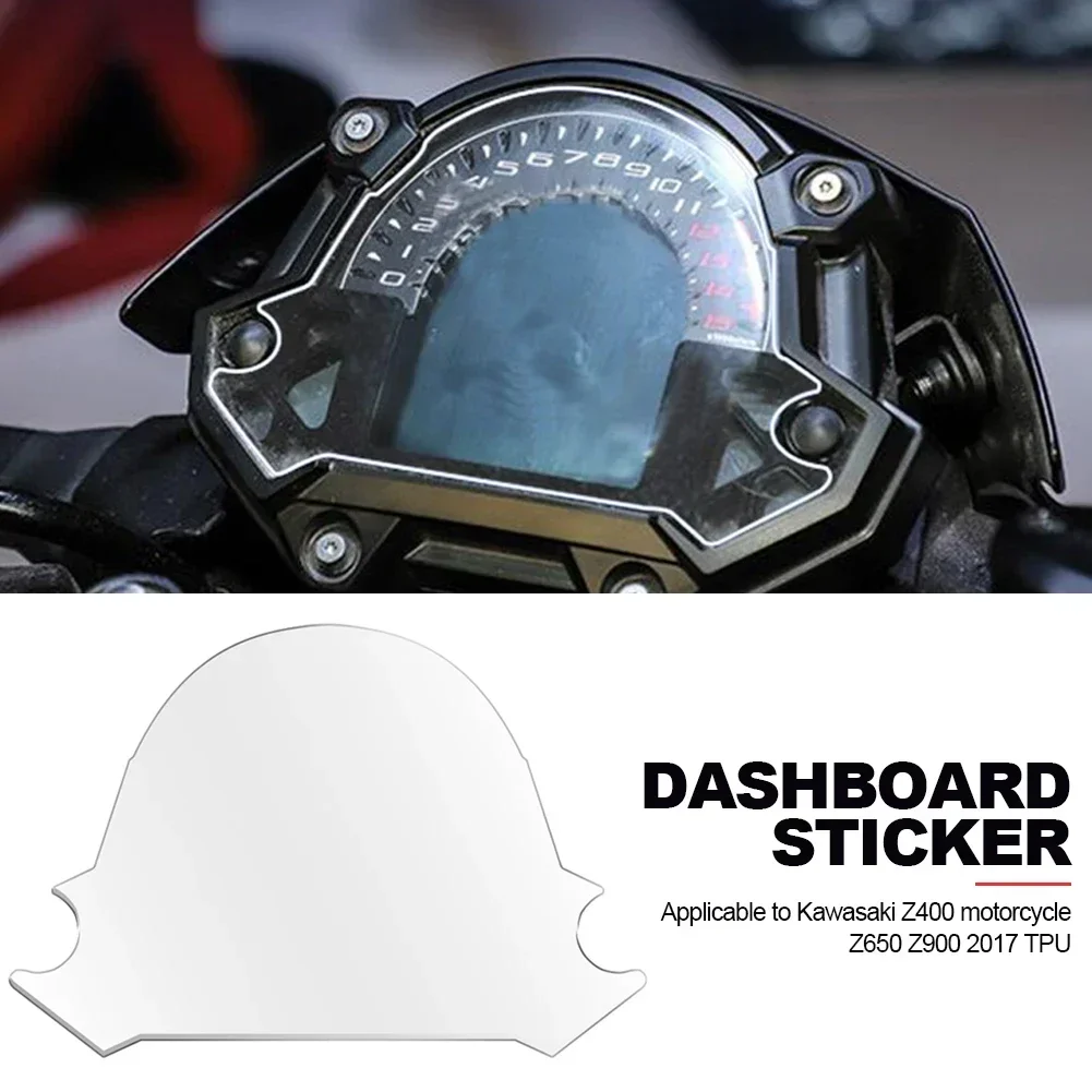For Kawasaki Z400-Z650 2017-Z900 Motorcycle Dashboard Protector Instrument Cluster Scratch Screen Film Protection Motorcycle Screen Protector