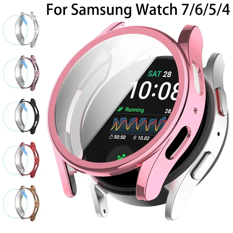 Premium All-Around Protective Silicone Case & Glass Screen Protector