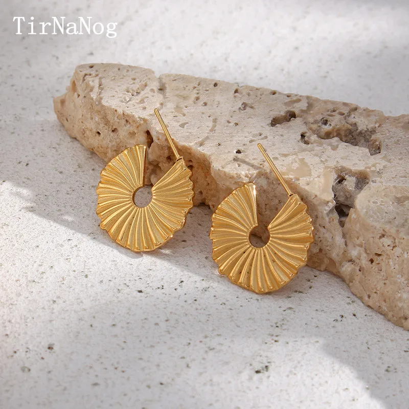 

European and American Fashion Exaggerated Irregular Semicircle Sunflower Earring Restoring Ancient Ways Women Jewelry Gifts