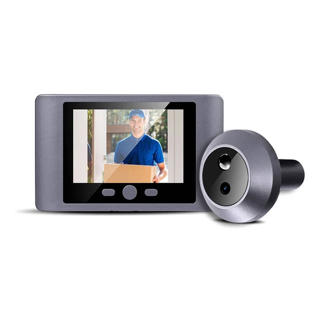 Mini Peephole Smart Wireless Door Viewer Camera PIR Motion Detection Digital Peephole Eye Viewer 2.8 Inch Doorbell Door Camera