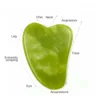 Guasha Natural Stone Massage Face Jade Roller Gua Sha Massage Tool Set for SPA Body visage rouleau de massage rouleau visage 3