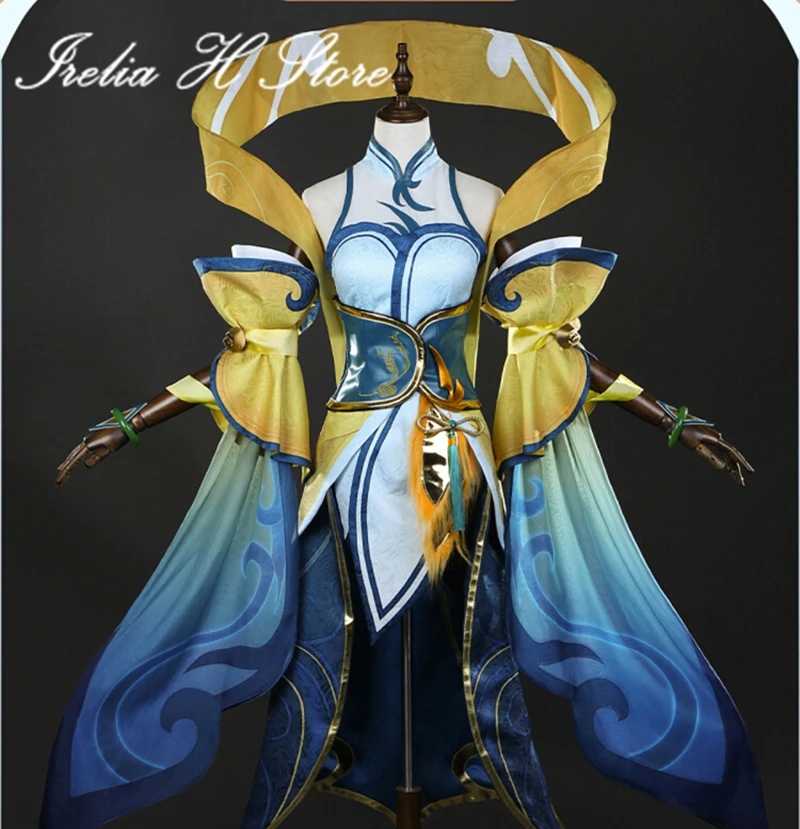 

Irelia H Store Soraka from LOL Immortal Journey Soraka Cosplay Costume Game Halloween Costumes for women dress female