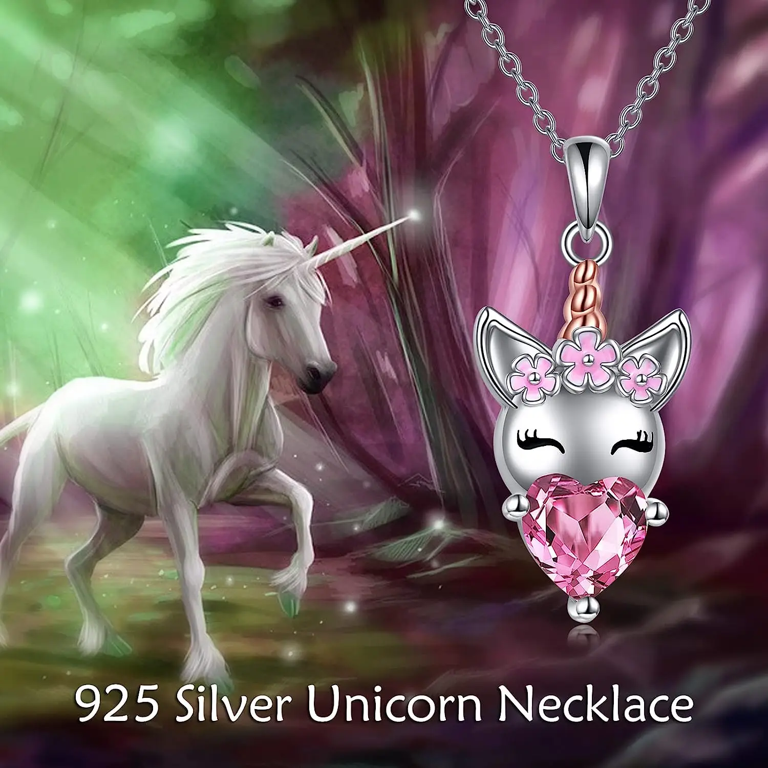 Buy Rainbow Unicorn Necklace. Gift for Girls, Mom, Wedding, Bridesmaids,  Anniversary, Birthday, Christmas. My Little Pony Online in India - Etsy