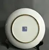 Chinese old Blue and white porcelain Hand Painted Pattern plate 4