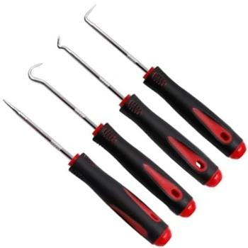 4 pcs 160mm Car Oil Parasol Screwdrivers Set Removing Tube Hook Set O-Ring Gaskets Gasket Removing Pick Hooks Repair Tools 1