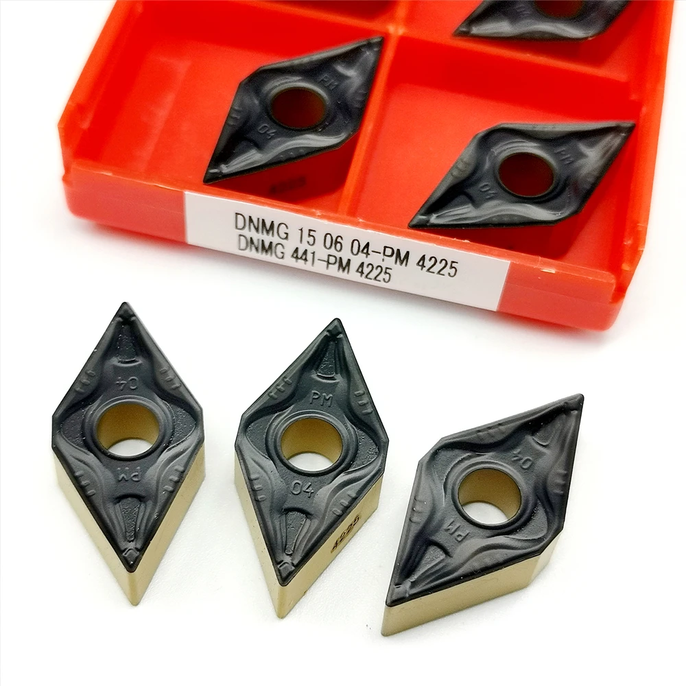 

Обработка металла токарный инструмент DNMG150604 PM 4225 твердосплавная вставка лезвие из твердого сплава резка фреза DNMG токарный станок