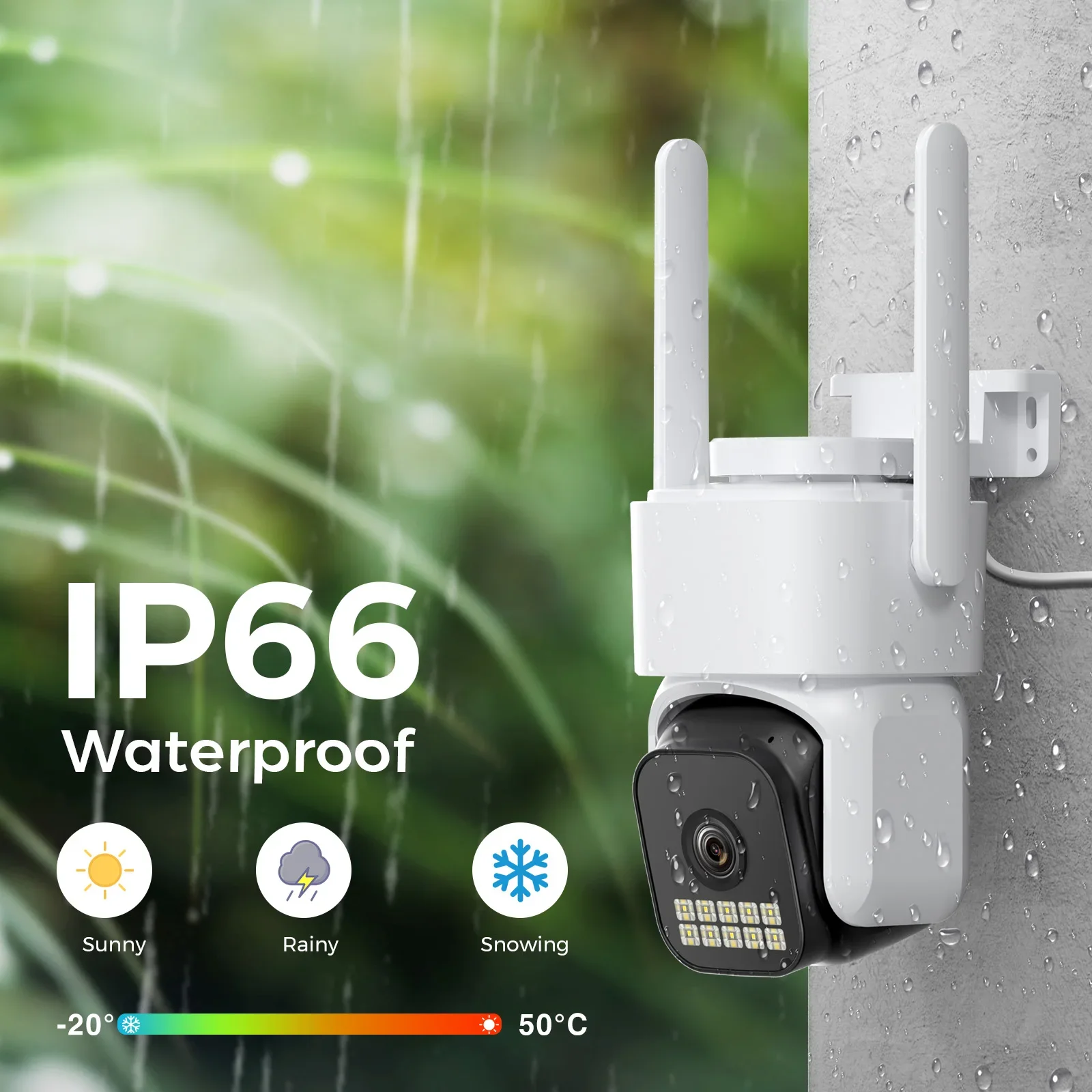 8MP 4K PTZ Wifi Camera 5X Digital Zoom Outdoor Surveillance Camera Human Detection Night Vision 5G Security Camera O-KAM PRO APP 3